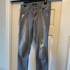BR distressed grey jeans